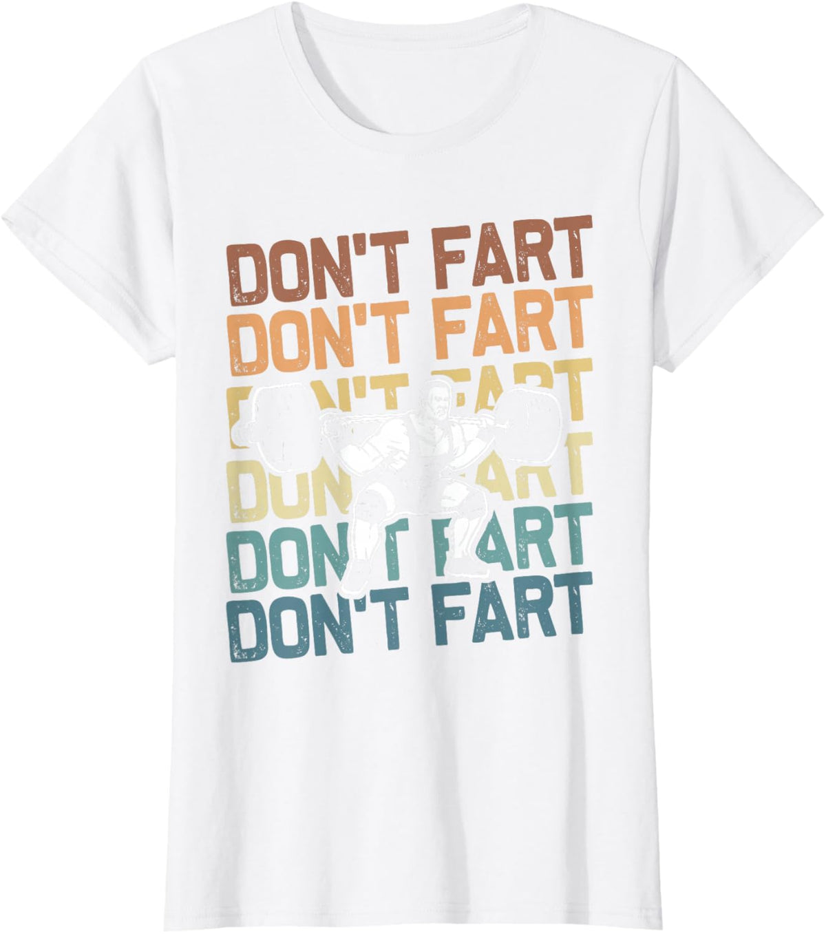 Funny Wieghtlifting Apparel for Men Women Don't Fart Lifting Weights Weightlifting Gym Fitness Workout T-Shirt, Small, Black