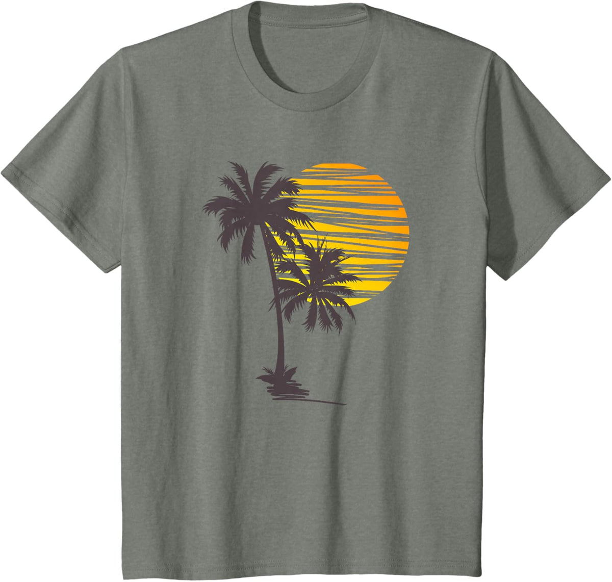 Beach Palm Tree T-Shirt Nice Funny Holiday Summer Holiday