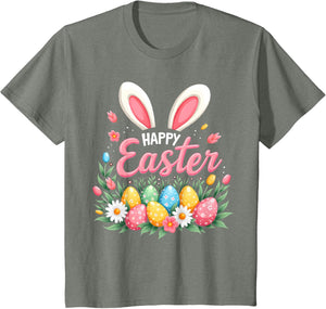Happy Easter Bunny Spring Easter Egg Easter Shirts For Women