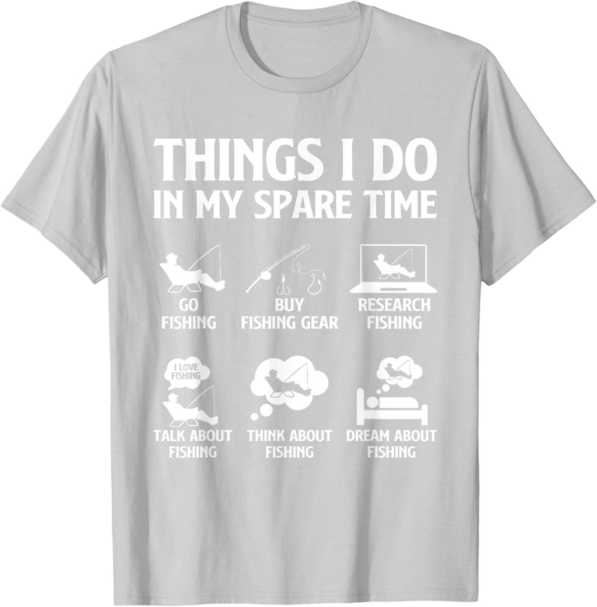 Things I Do in My Spare Time Fishing Boys Men Bass Fishing