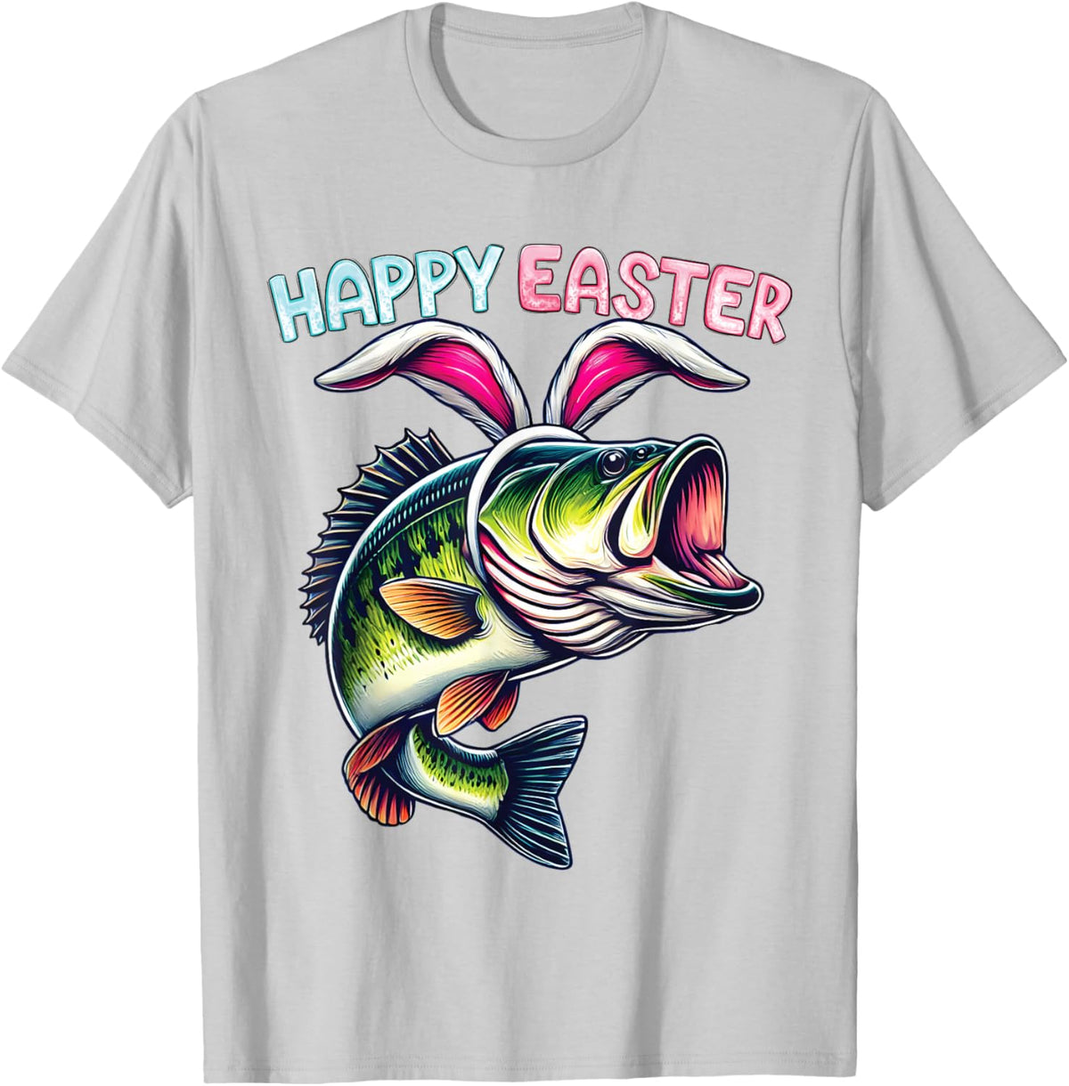 Fisherman Bunny Ears Funny Fish Easter Holiday Eggs Fishing
