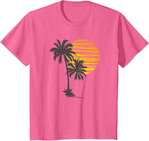 Beach Palm Tree T-Shirt Nice Funny Holiday Summer Holiday