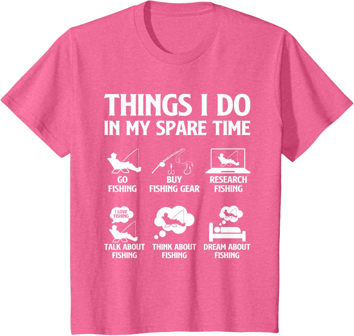 Things I Do in My Spare Time Fishing Boys Men Bass Fishing