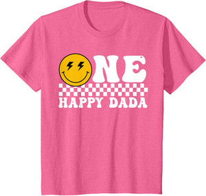 Happy Dada 1st Birthday Family Matching Theme