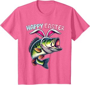 Fisherman Bunny Ears Funny Fish Easter Holiday Eggs Fishing