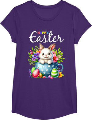 Bunny Egg Hunt Happy Easter Cute Spring Christian Holiday
