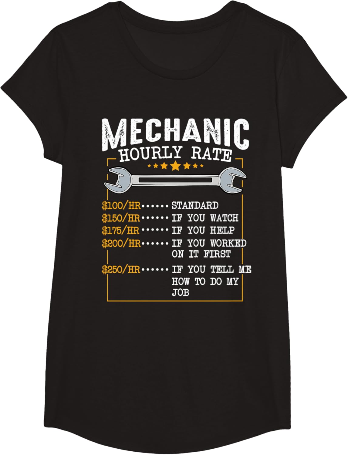 Mechanic Hourly Rate Car Mechatronics Engineer Profession Car Gift