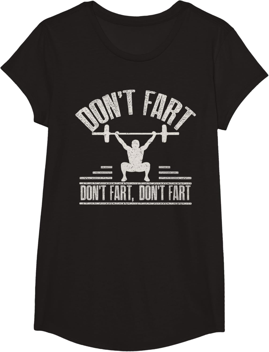 Don't Fart Funny Fitness Gym Workout Weights Squat
