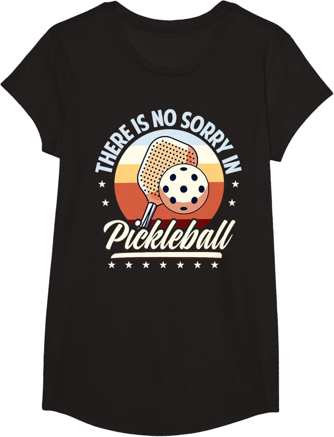 There is No Sorry in Pickleball Quote - Funny Saying