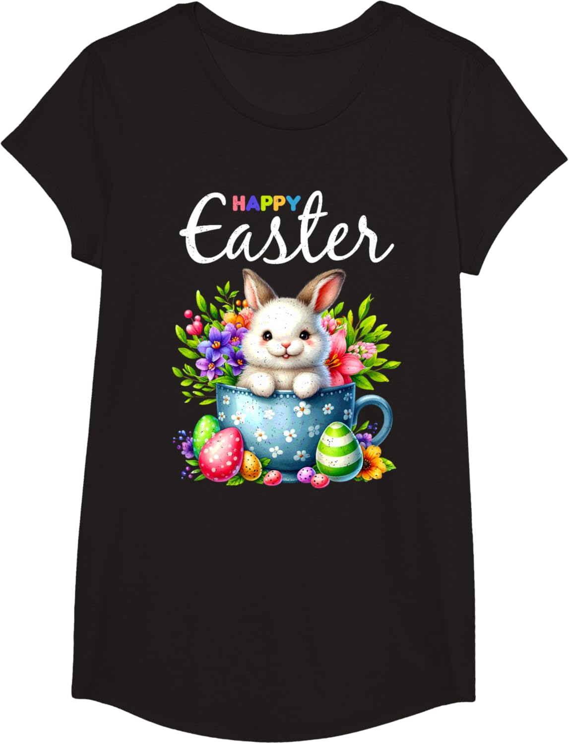 Bunny Egg Hunt Happy Easter Cute Spring Christian Holiday
