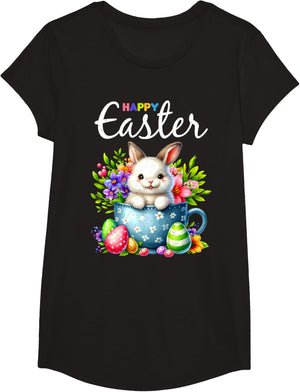 Bunny Egg Hunt Happy Easter Cute Spring Christian Holiday