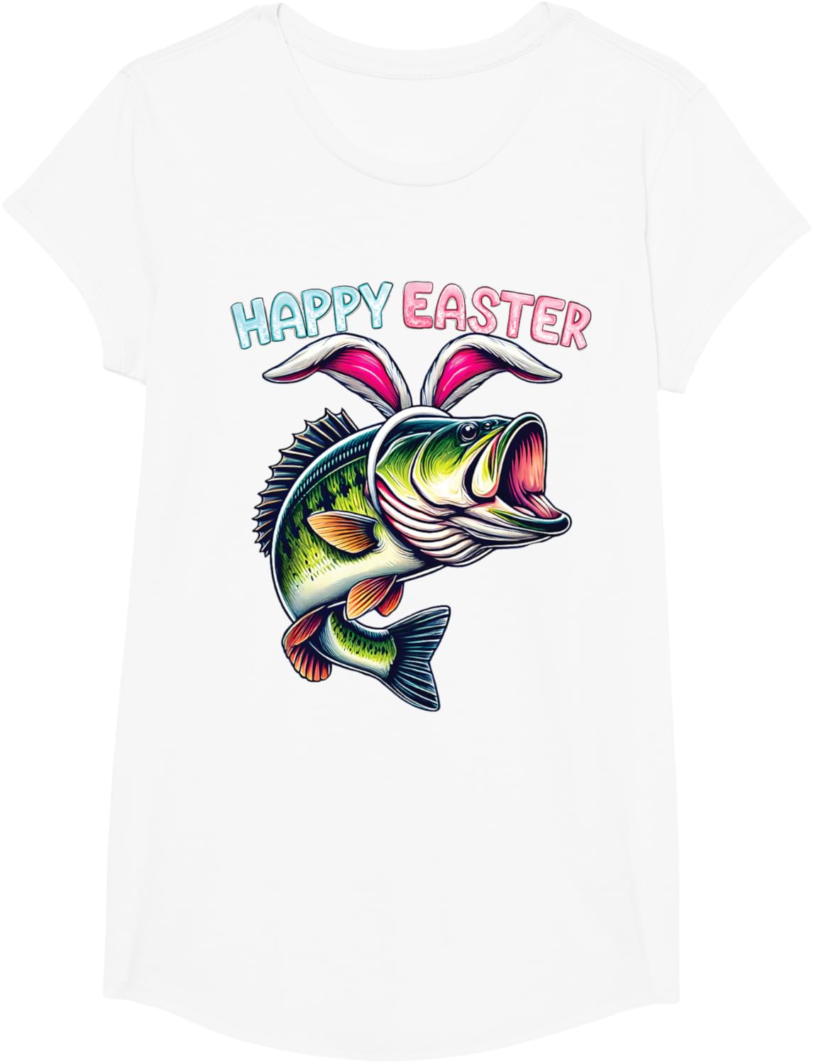 Fisherman Bunny Ears Funny Fish Easter Holiday Eggs Fishing