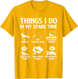 Things I Do in My Spare Time Fishing Boys Men Bass Fishing