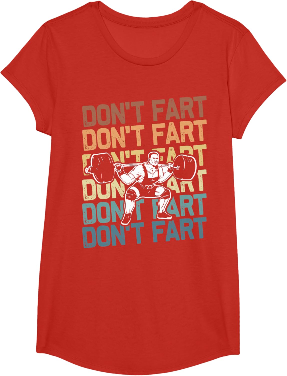 Funny Wieghtlifting Apparel for Men Women Don't Fart Lifting Weights Weightlifting Gym Fitness Workout T-Shirt, Small, Black