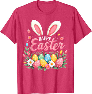 Happy Easter Bunny Spring Easter Egg Easter Shirts For Women