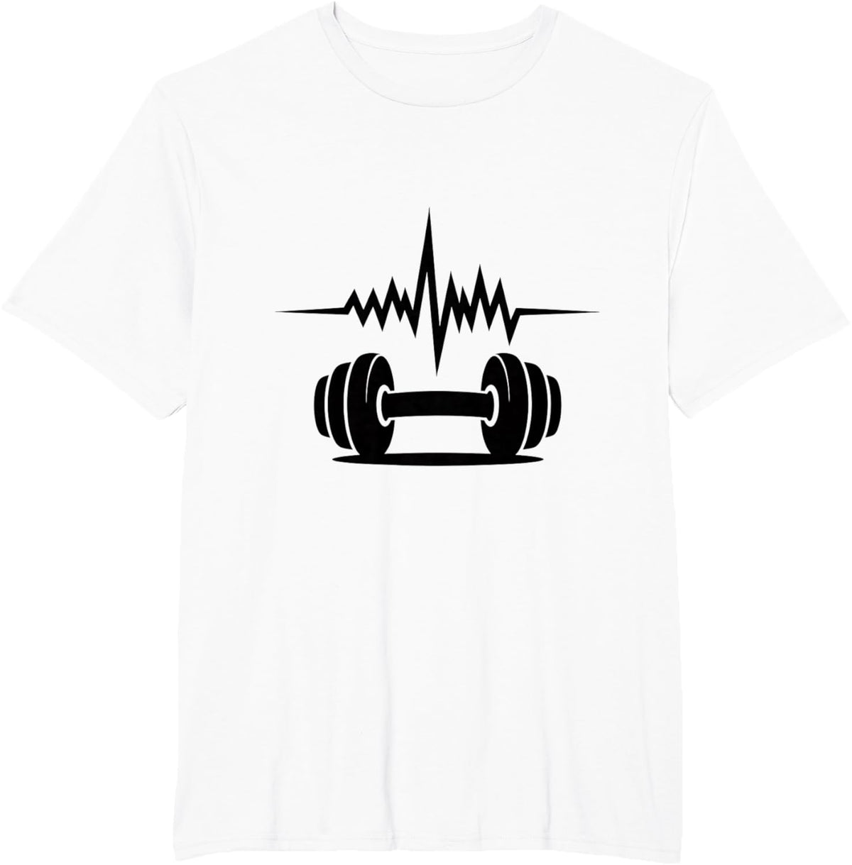 Heartbeat Fitness Enthusiast Dumbbell Motivation