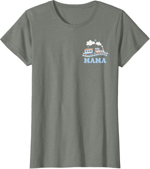 Mama First Birthday Boy Girl Train Railroad Family Matching