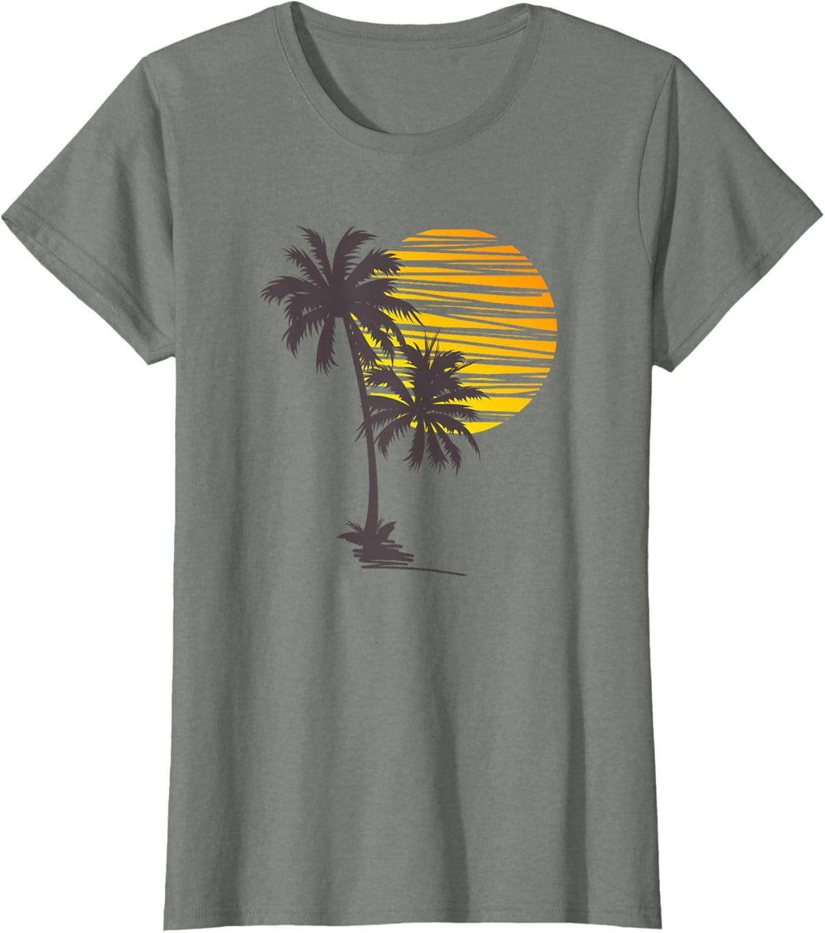 Beach Palm Tree T-Shirt Nice Funny Holiday Summer Holiday