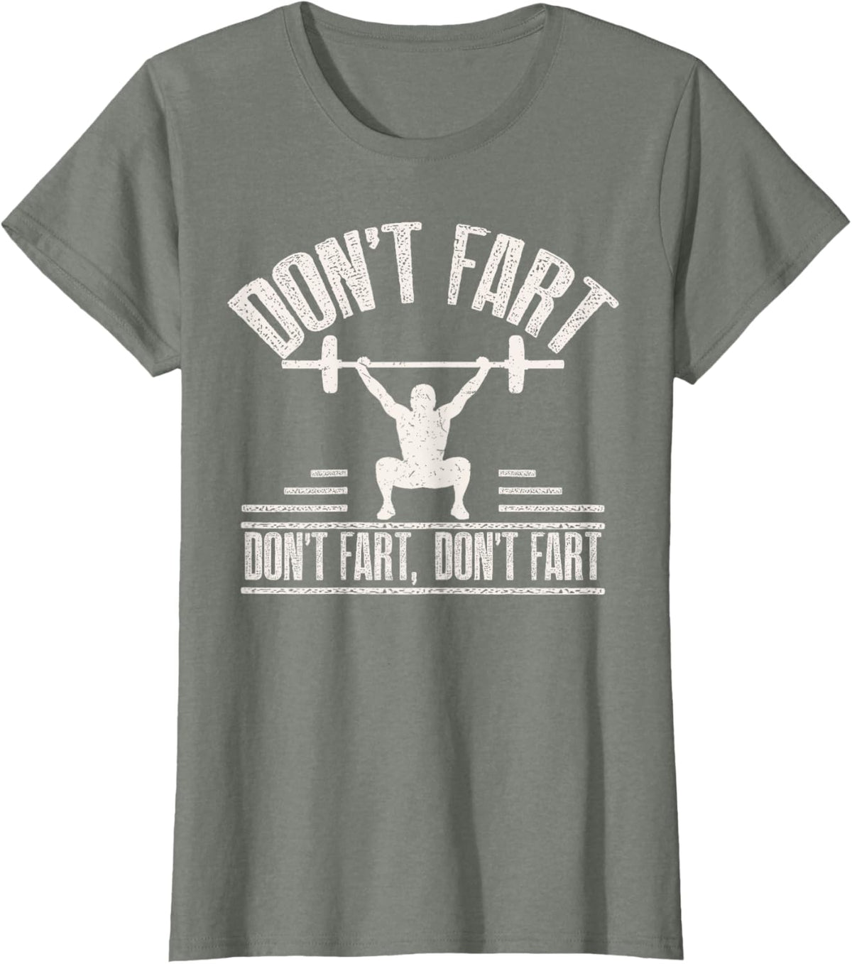Don't Fart Funny Fitness Gym Workout Weights Squat