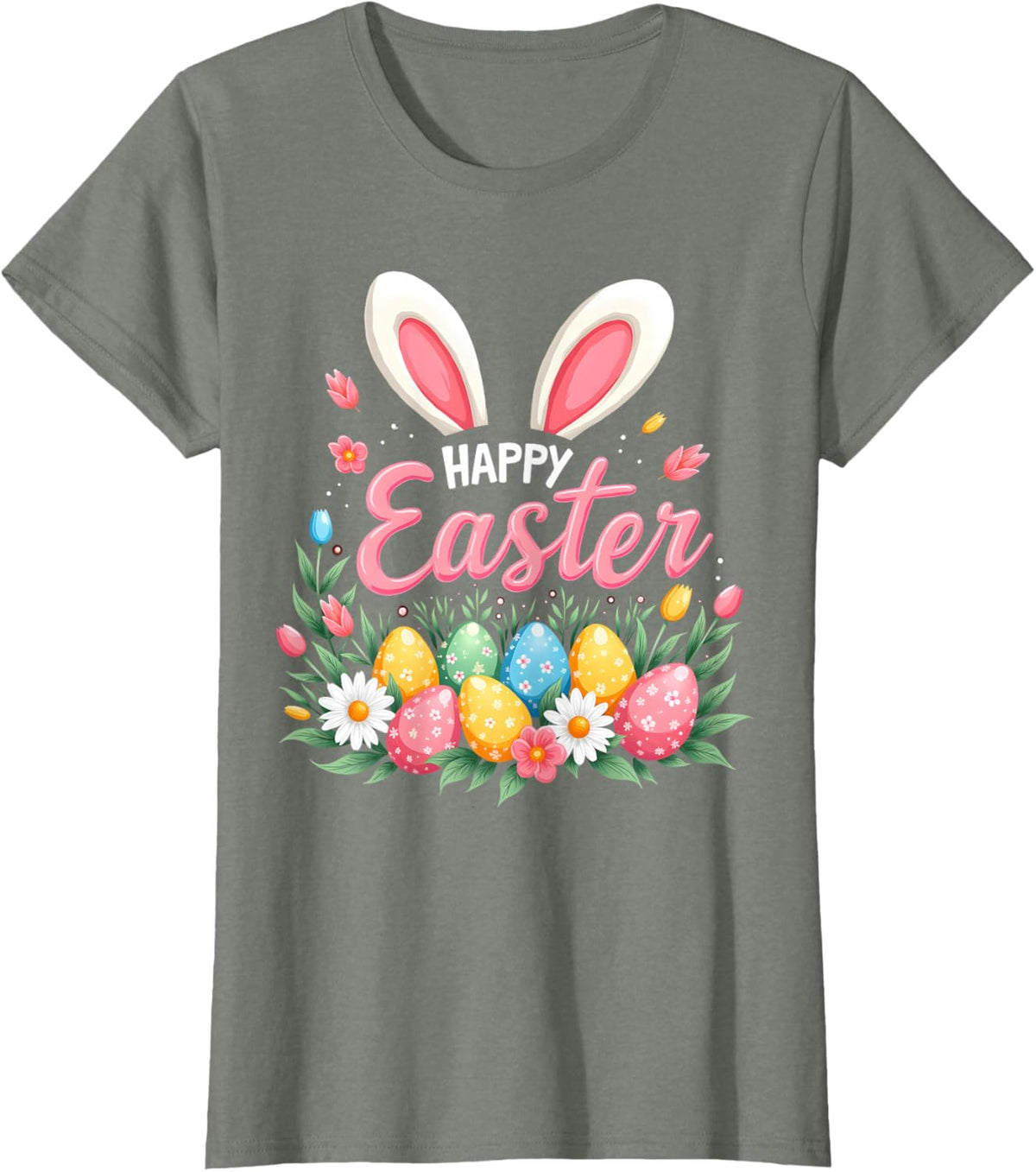 Happy Easter Bunny Spring Easter Egg Easter Shirts For Women