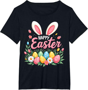 Happy Easter Bunny Spring Easter Egg Easter Shirts For Women