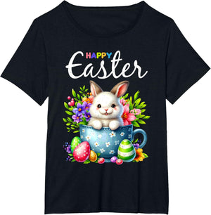 Bunny Egg Hunt Happy Easter Cute Spring Christian Holiday