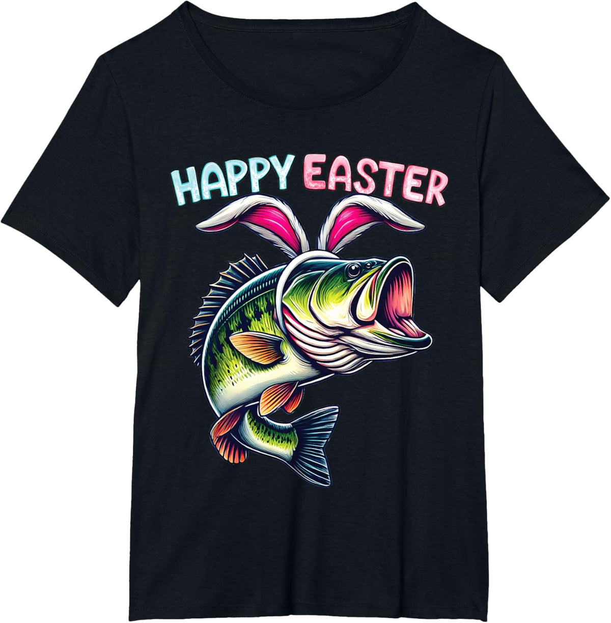 Fisherman Bunny Ears Funny Fish Easter Holiday Eggs Fishing