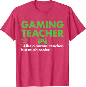 Gamer Teacher Definition Gaming Men Women