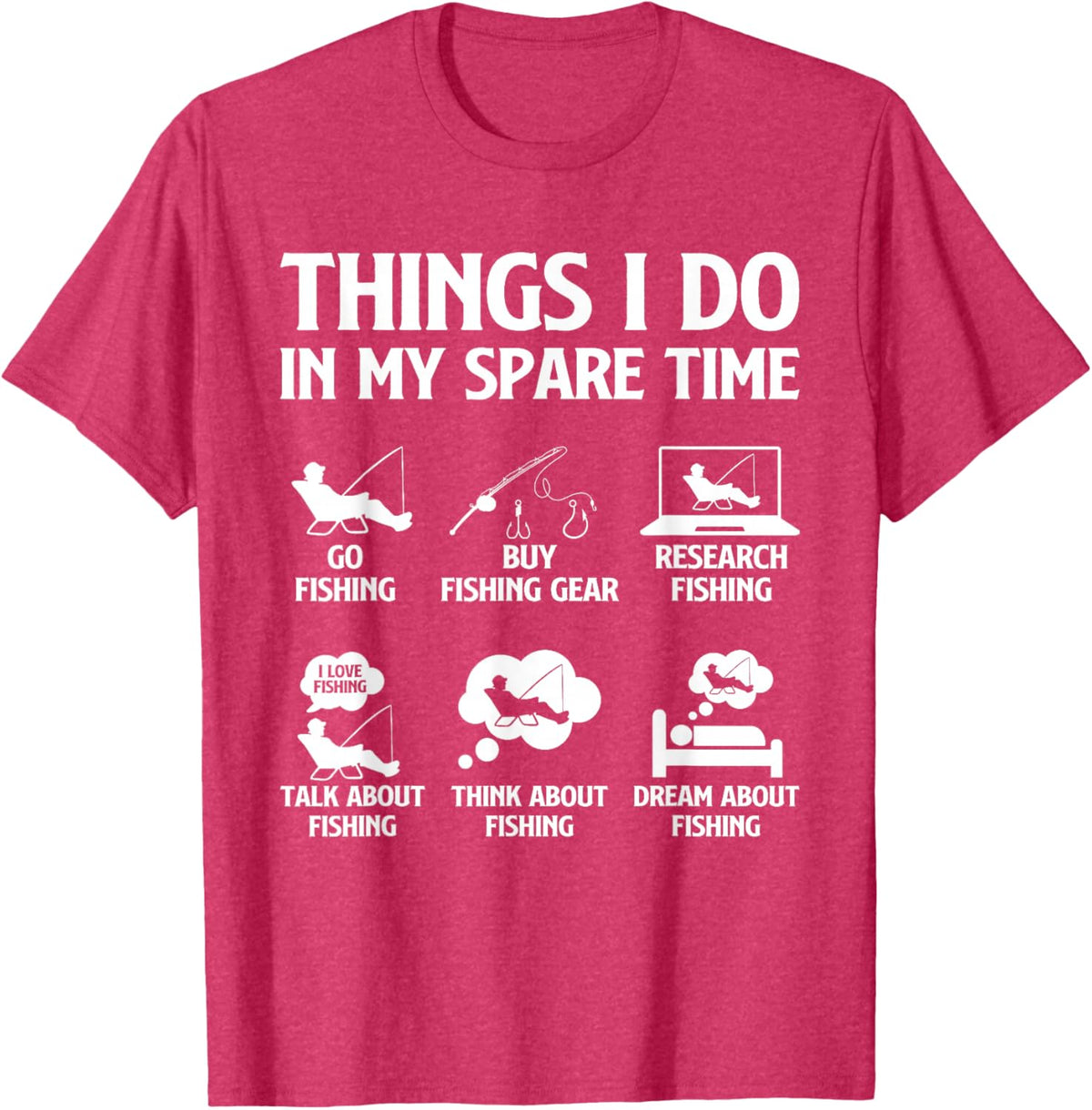 Things I Do in My Spare Time Fishing Boys Men Bass Fishing
