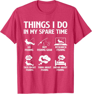 Things I Do in My Spare Time Fishing Boys Men Bass Fishing