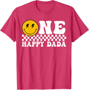 Happy Dada 1st Birthday Family Matching Theme