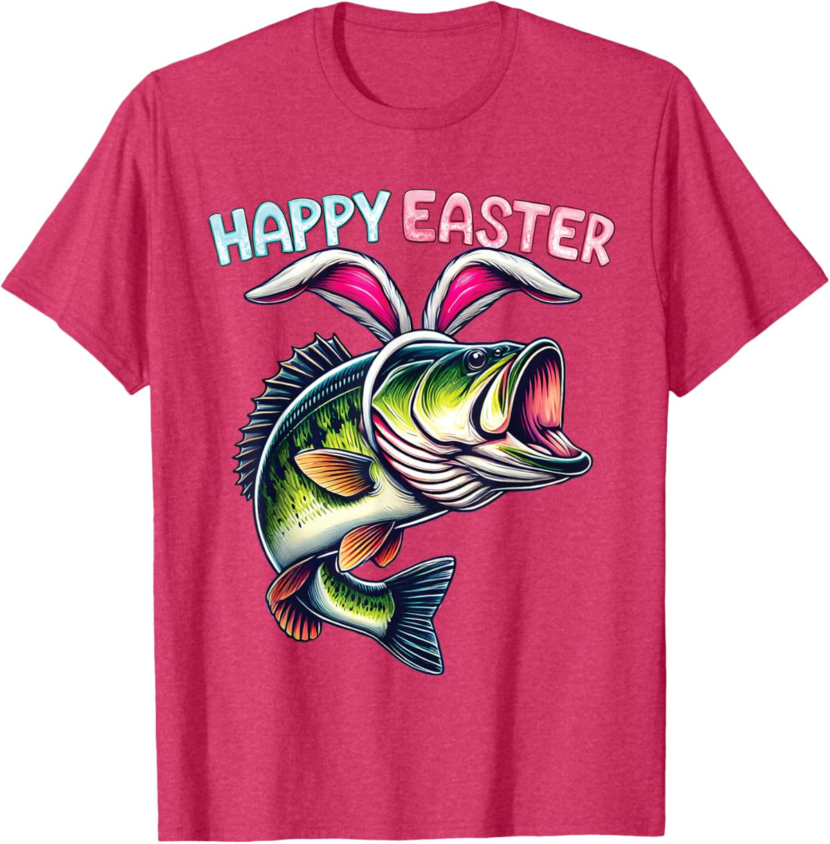 Fisherman Bunny Ears Funny Fish Easter Holiday Eggs Fishing