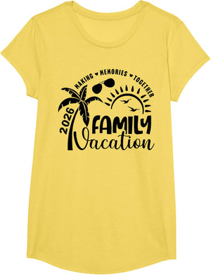 Family Vacation 2026 Beach Matching Family Summer Vacation