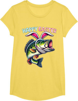 Fisherman Bunny Ears Funny Fish Easter Holiday Eggs Fishing
