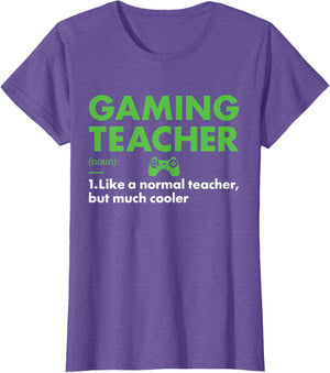 Gamer Teacher Definition Gaming Men Women