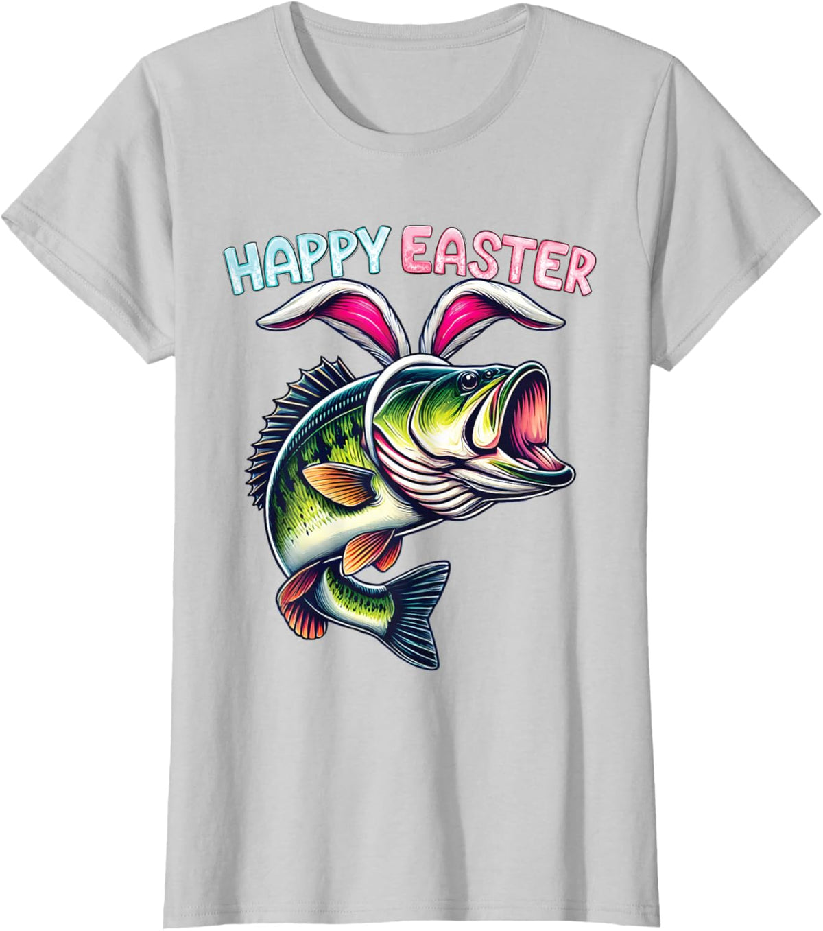 Fisherman Bunny Ears Funny Fish Easter Holiday Eggs Fishing