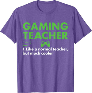 Gamer Teacher Definition Gaming Men Women