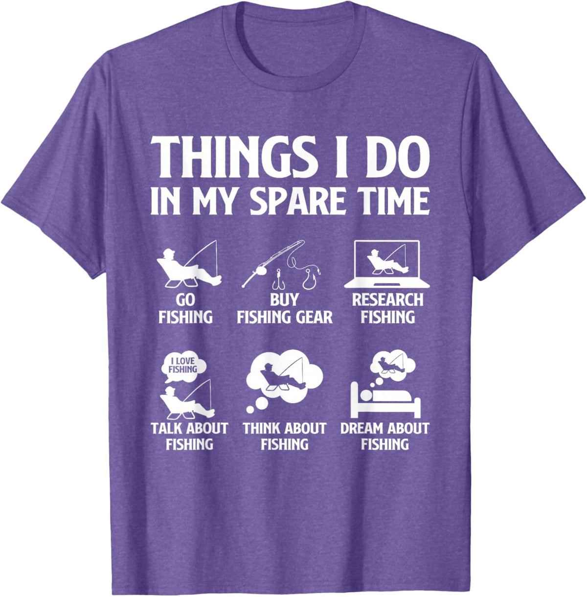 Things I Do in My Spare Time Fishing Boys Men Bass Fishing