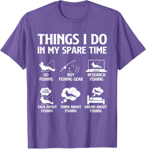 Things I Do in My Spare Time Fishing Boys Men Bass Fishing