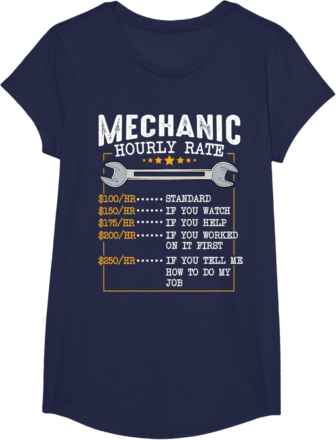 Mechanic Hourly Rate Car Mechatronics Engineer Profession Car Gift