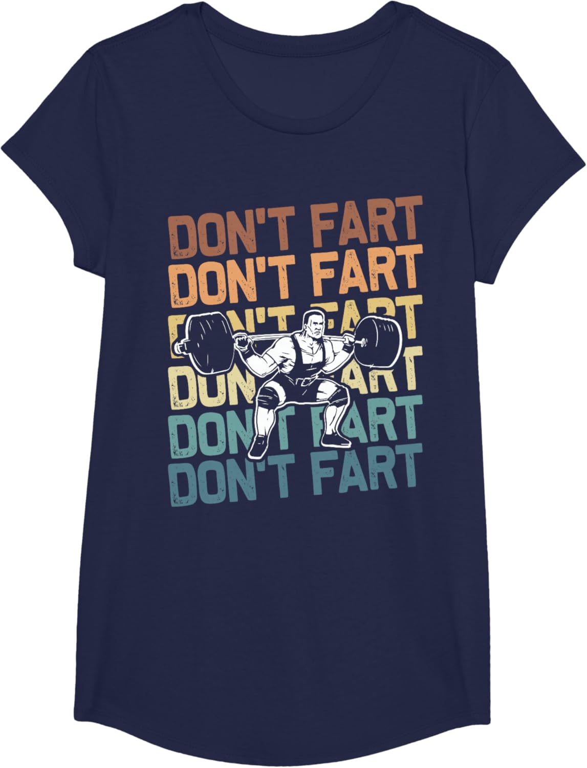 Funny Wieghtlifting Apparel for Men Women Don't Fart Lifting Weights Weightlifting Gym Fitness Workout T-Shirt, Small, Black