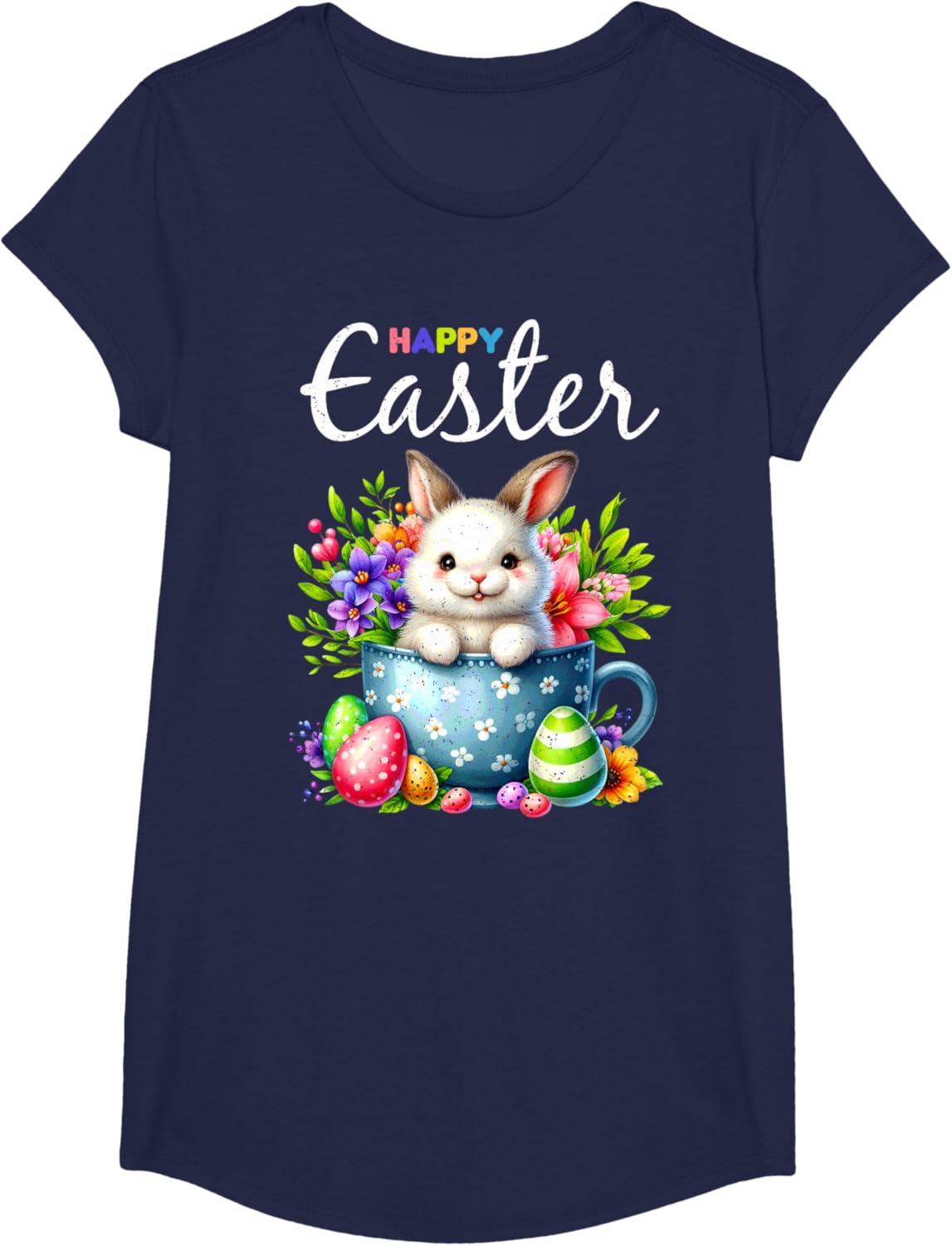 Bunny Egg Hunt Happy Easter Cute Spring Christian Holiday