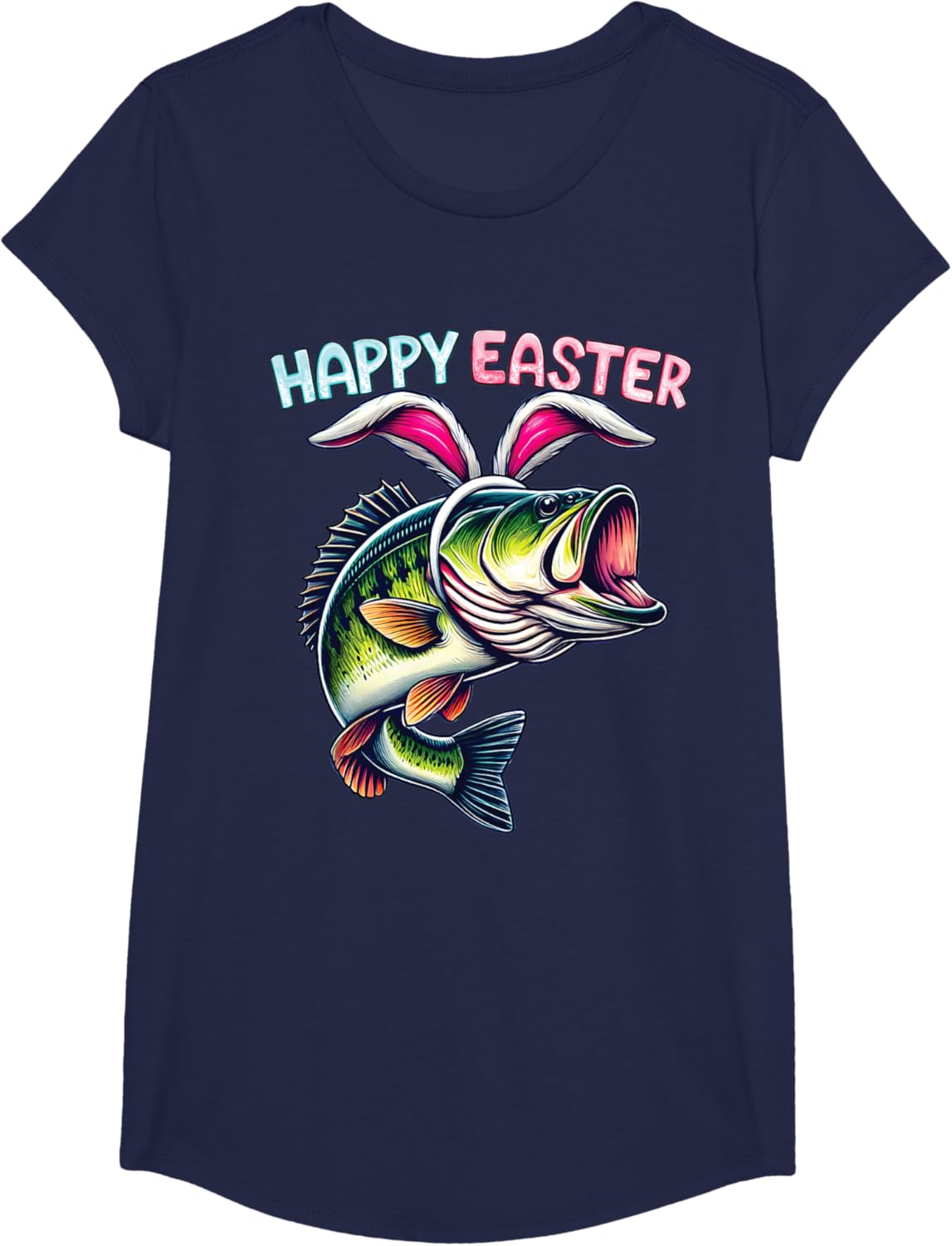 Fisherman Bunny Ears Funny Fish Easter Holiday Eggs Fishing