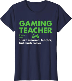 Gamer Teacher Definition Gaming Men Women