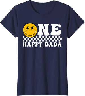Happy Dada 1st Birthday Family Matching Theme
