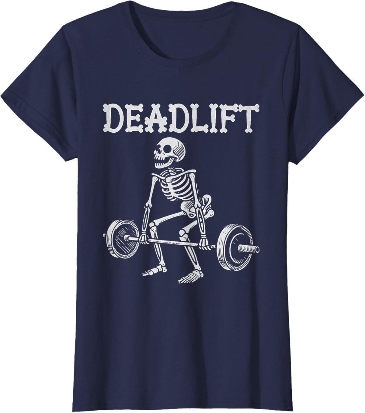 Deadlift Funny Halloween Skeleton Weight Lifting Workout