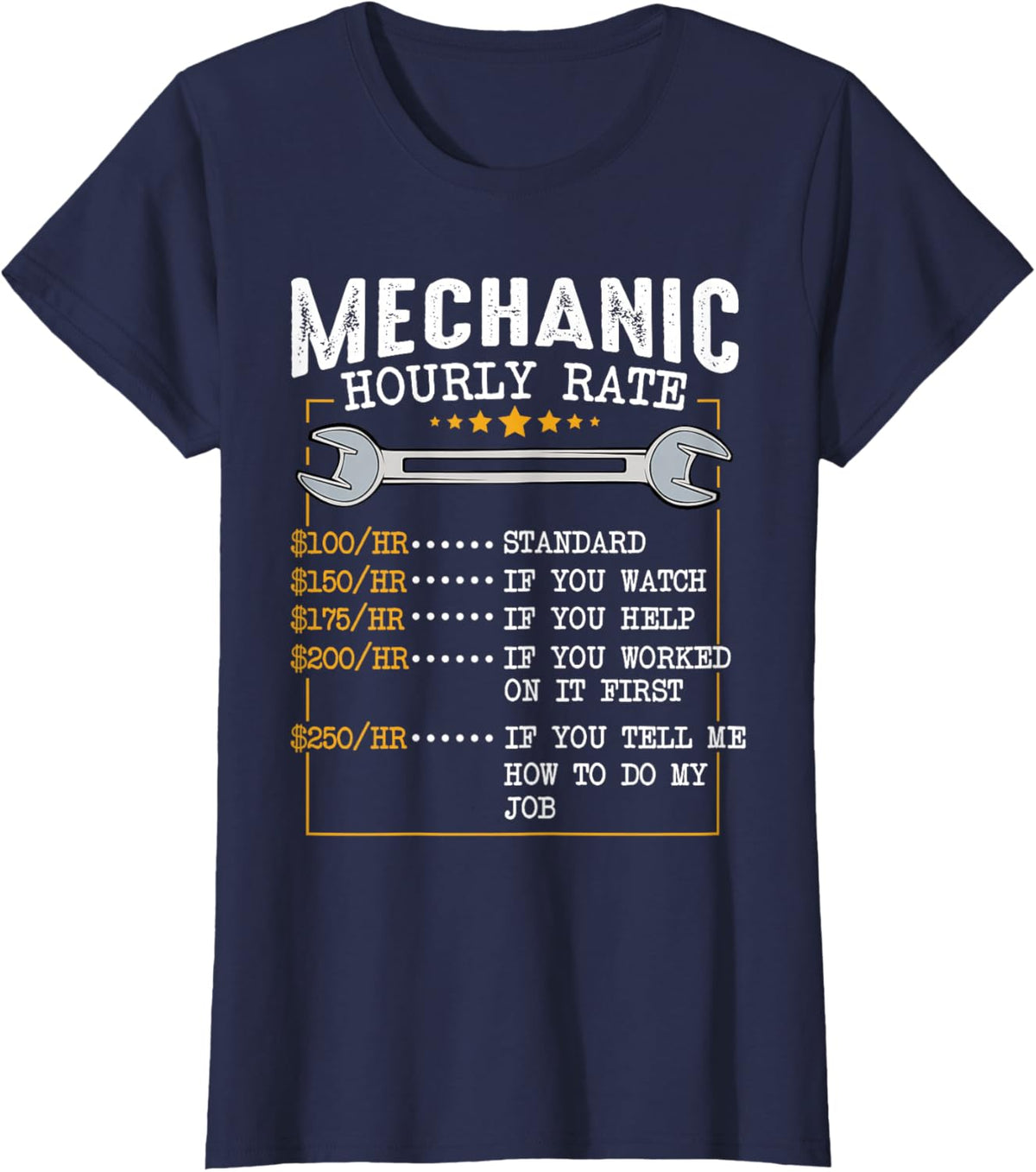 Mechanic Hourly Rate Car Mechatronics Engineer Profession Car Gift