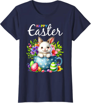 Bunny Egg Hunt Happy Easter Cute Spring Christian Holiday