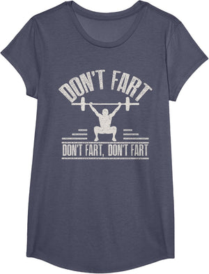 Don't Fart Funny Fitness Gym Workout Weights Squat