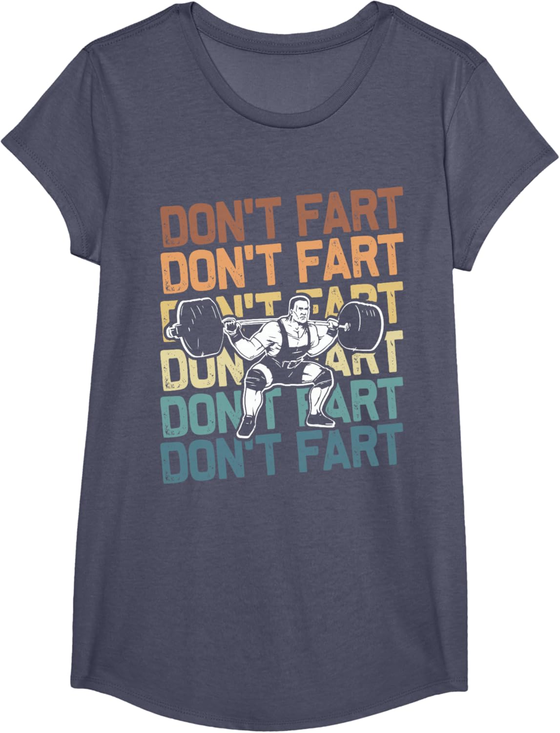 Funny Wieghtlifting Apparel for Men Women Don't Fart Lifting Weights Weightlifting Gym Fitness Workout T-Shirt, Small, Black